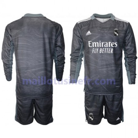 Maillot de Foot Real Madrid Gardien Domicile 2021-22 Manches Longues - Enfant